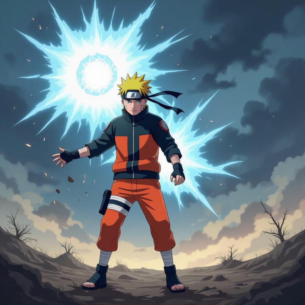 Naruto Defeats Pain with Ninja Power