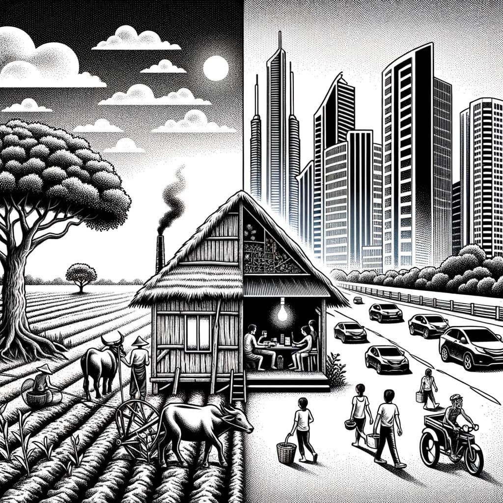 Ancient vs Modern Southeast Asia: A Comparative Illustration