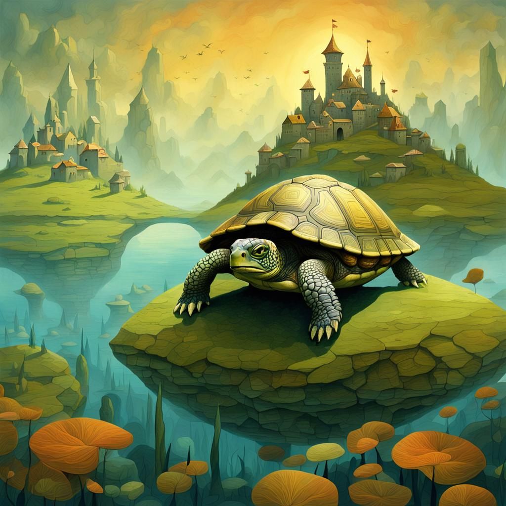 Turtle land (Magic realism according to G. Pranckevicius)