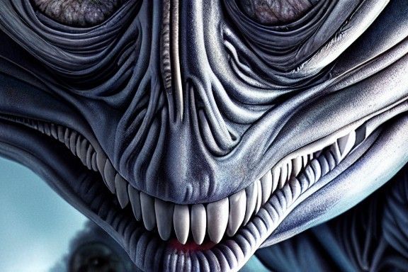 Hyperrealistic Alien in Detailed 8K