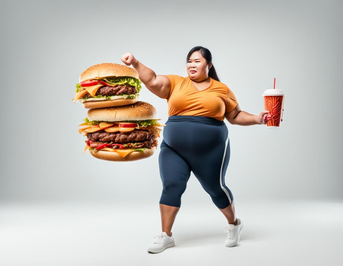 Thai Woman Punches Fast Food: Diet Resolution