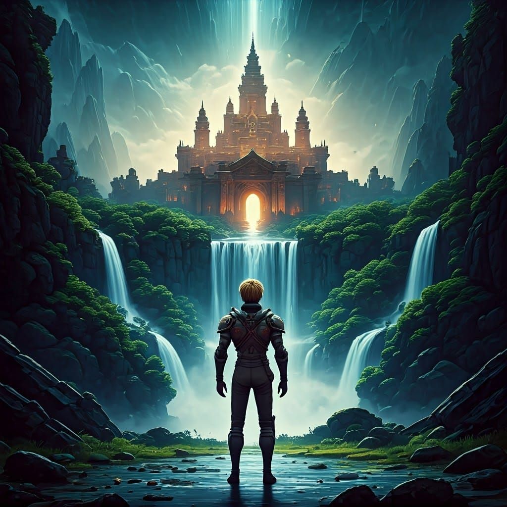 Genos in Mystical Realm: Fantasy Concept Art