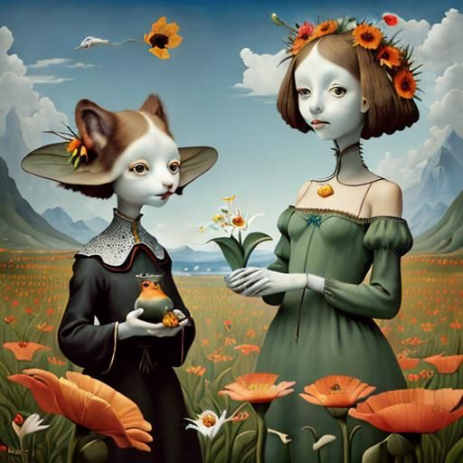 Dreamlike Utopia: Surrealist Fantasy Art in Oil