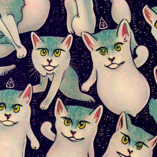 Surrealistic Catnip Image