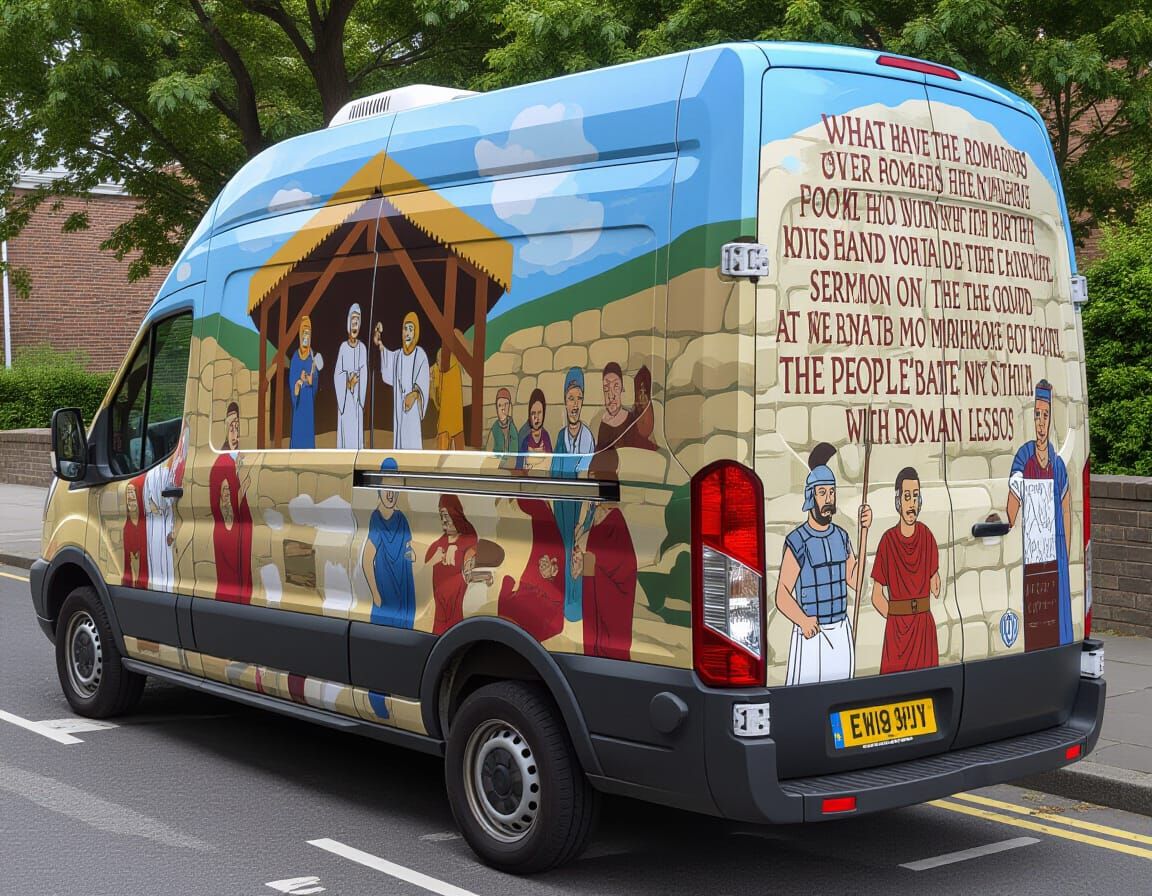 Monty Python Life of Brian Campervan Mural