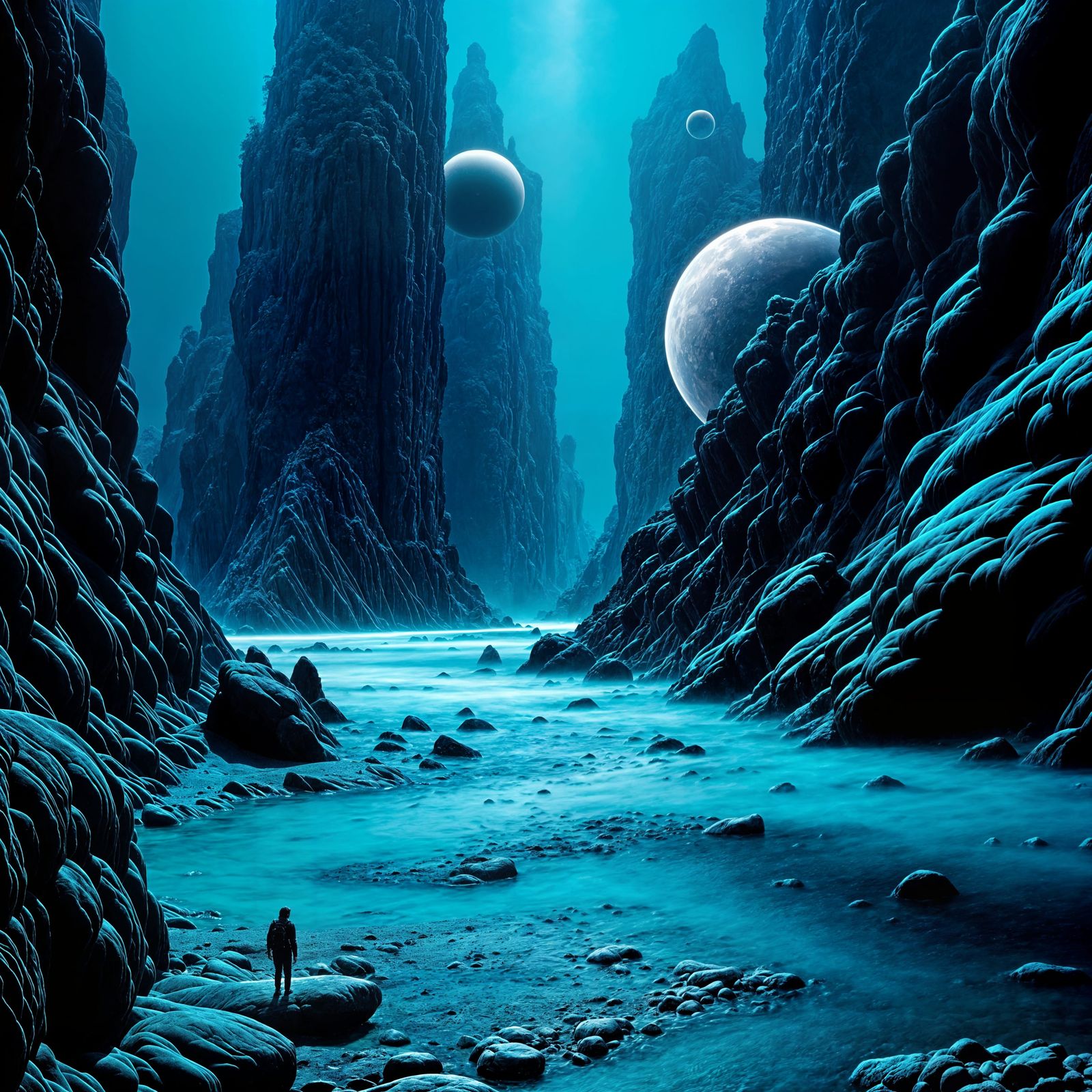 Minimalist Triadic Color Scheme in Neon Hues