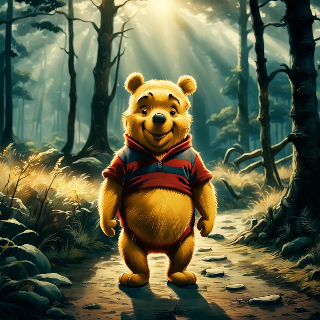 Cinematic Winnie the Pooh Film Still