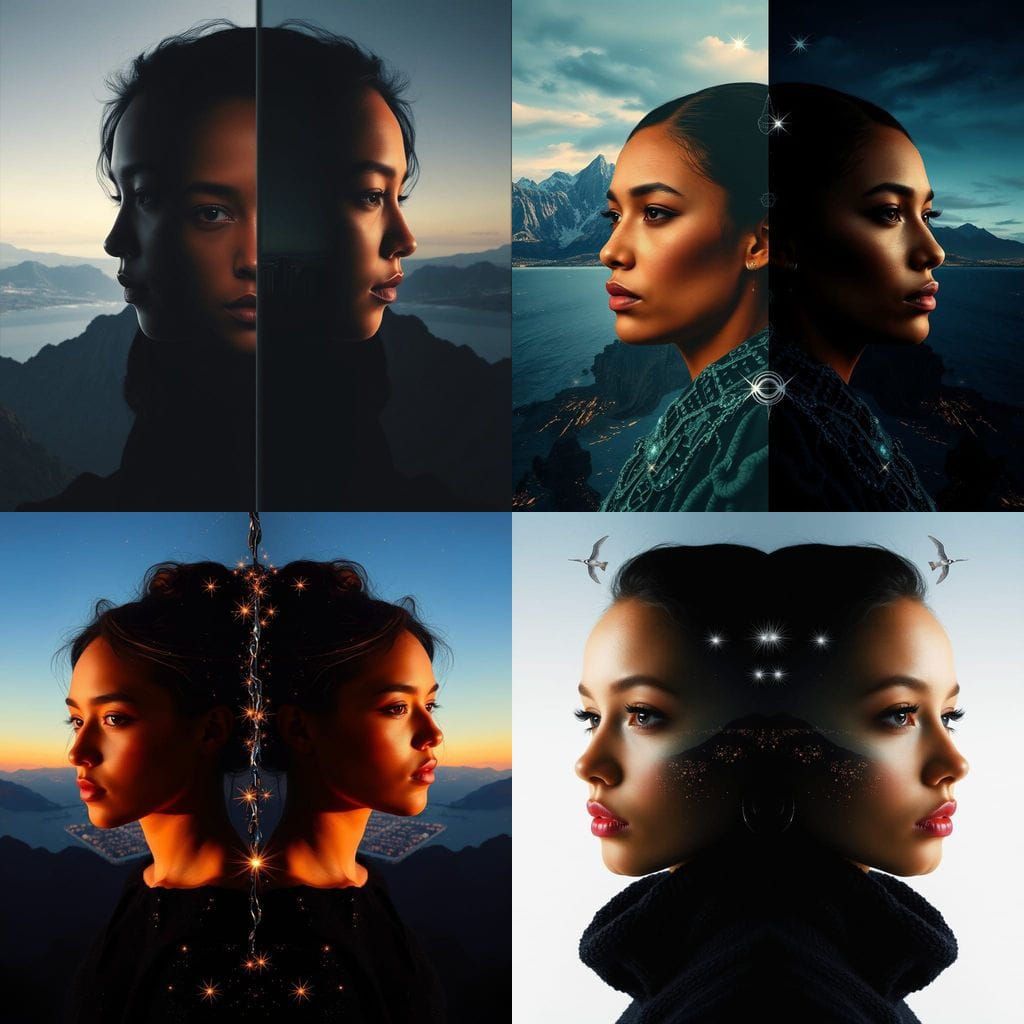 A Dualistic Landscape of Contrasting Elements in Harmony