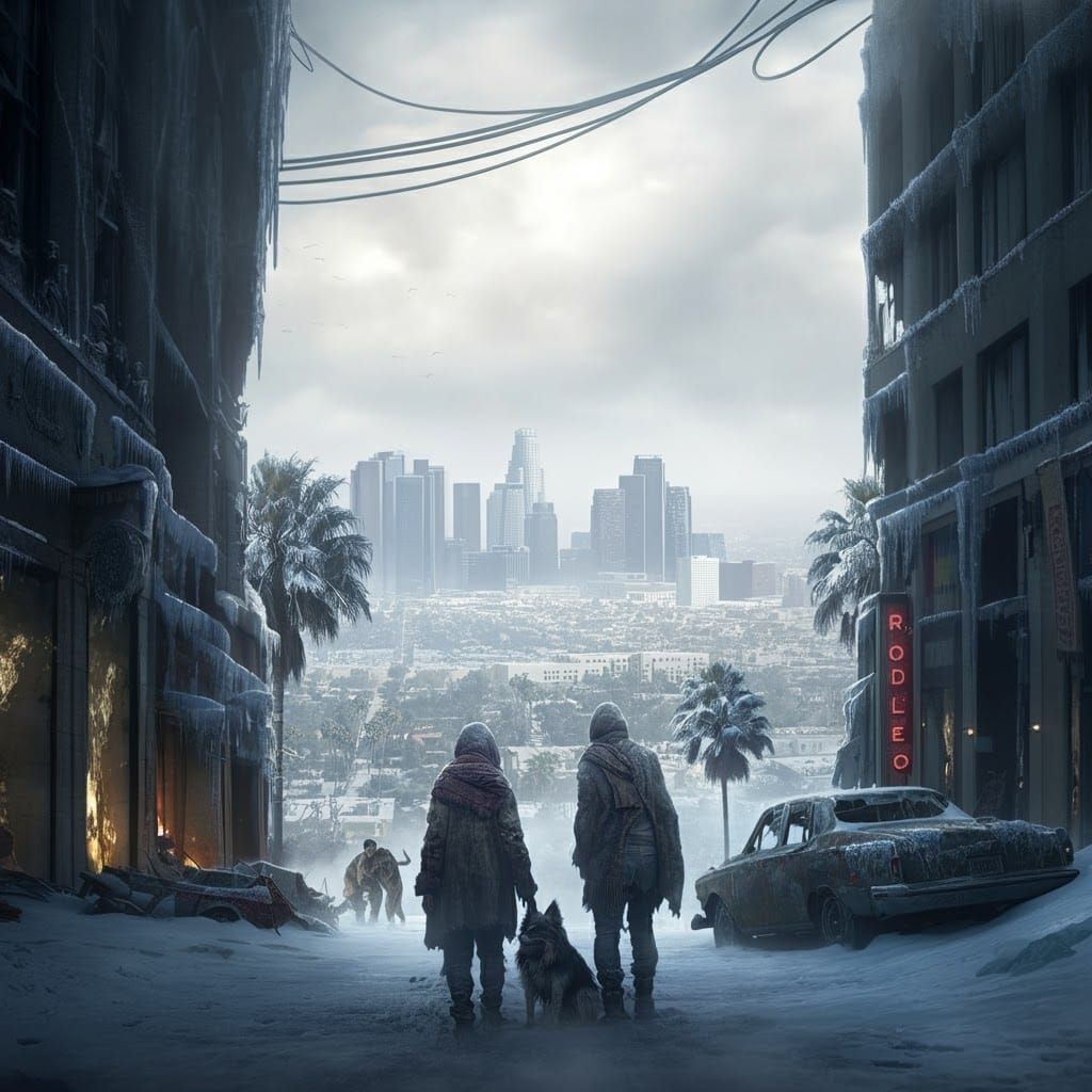 Desperate Refugees Brave LA's Frozen Wasteland