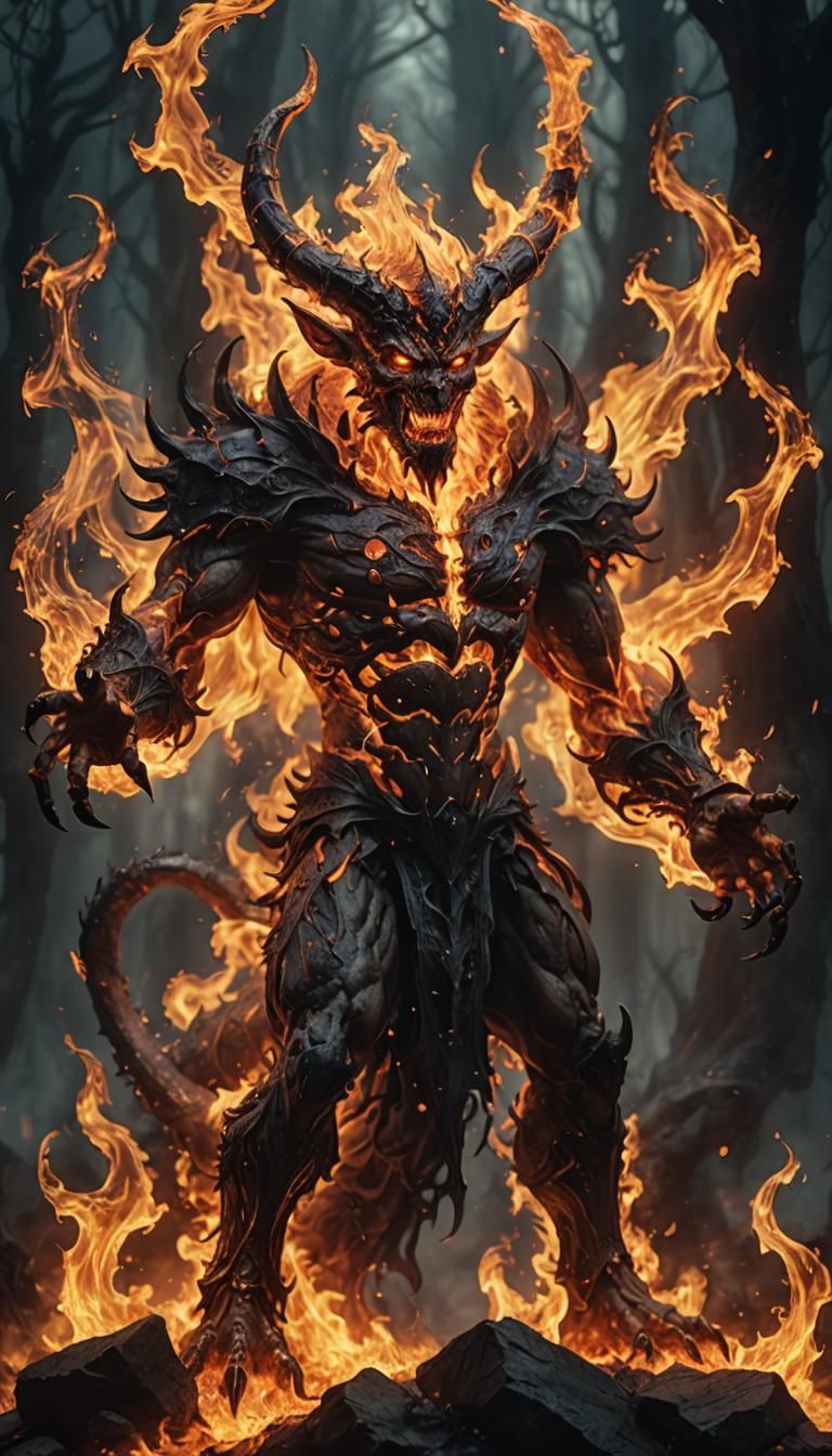 An infernal demon