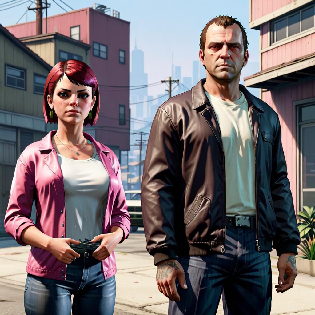 Jason and Lucia from GTA 6