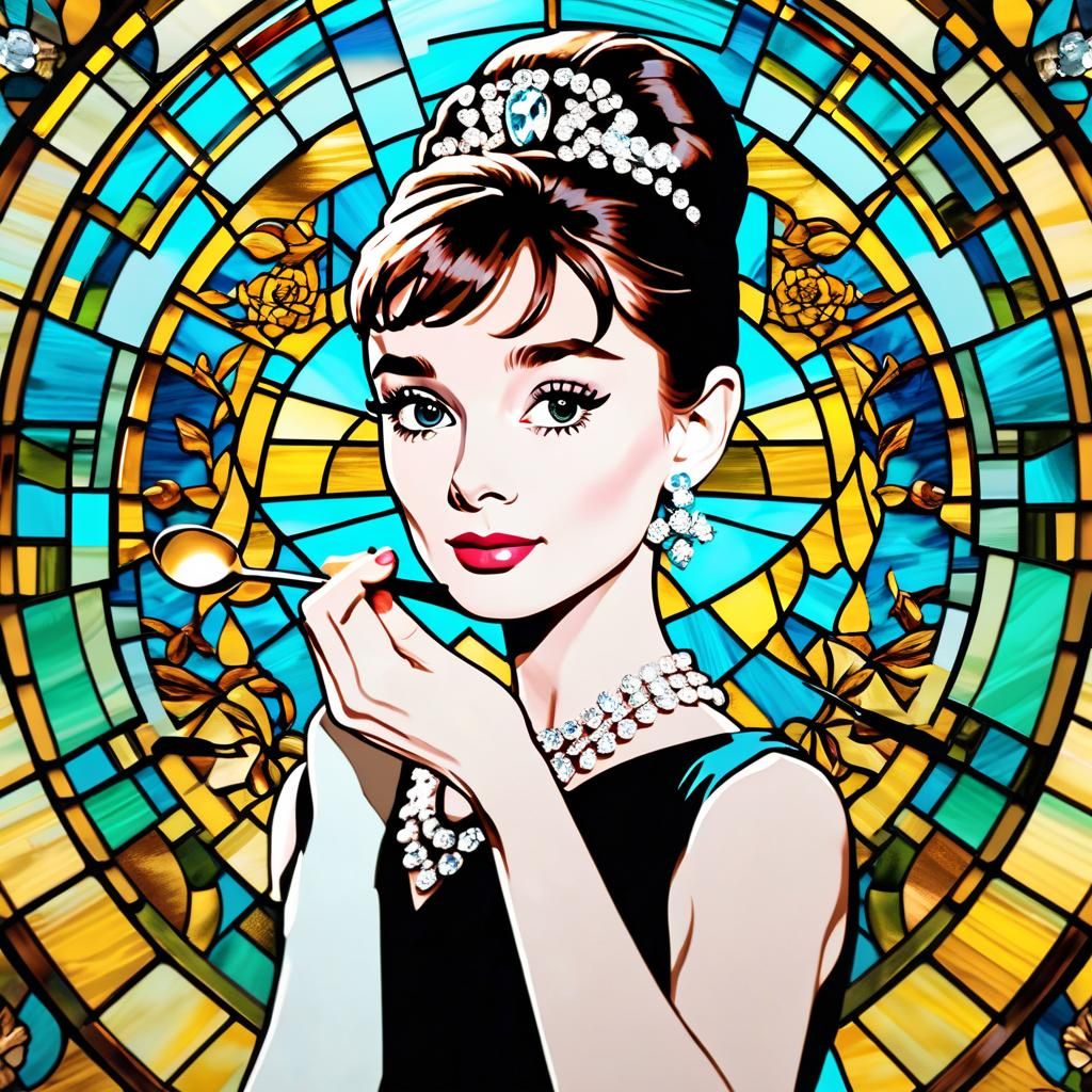 Audrey Hepburn Breakfast at Tiffany's