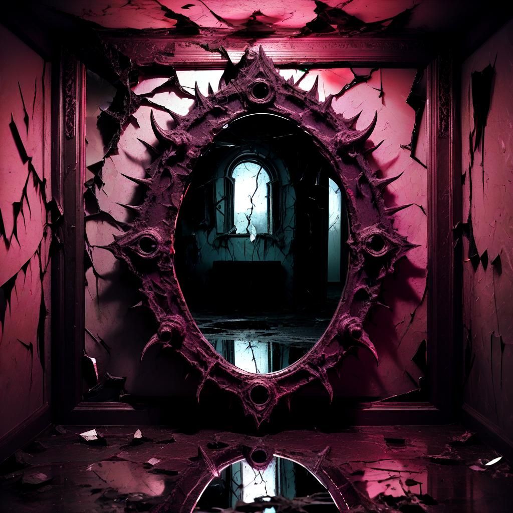 Cursed Portal in Expressionist Style