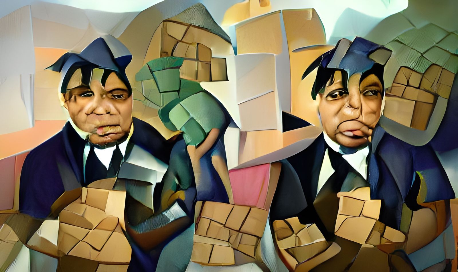 Cubist Interpretation: Poverty and Crime Argument
