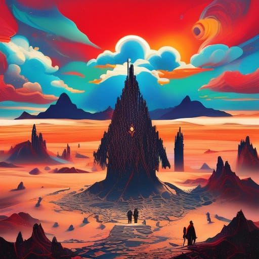 Oaxacan Desert Figure in Rufino Tamayo Style