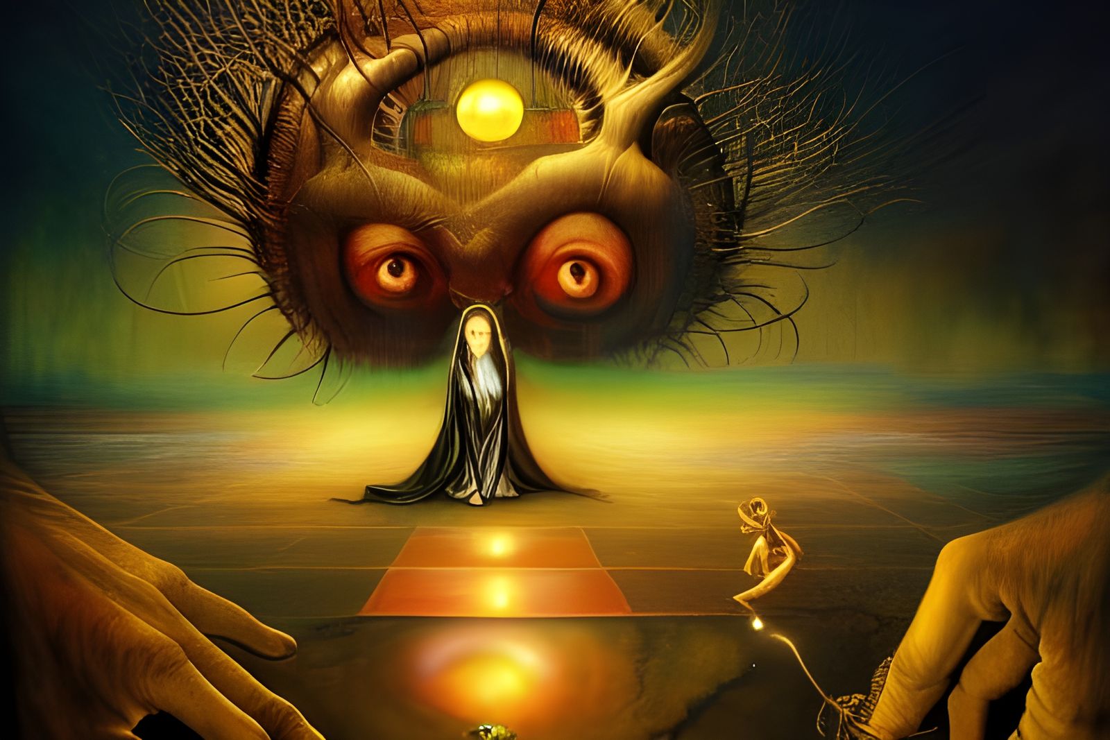 Golden Child in Renaissance Style