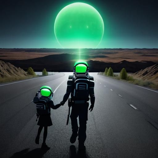 Alien Invasion: A Sci-Fi Themed Image