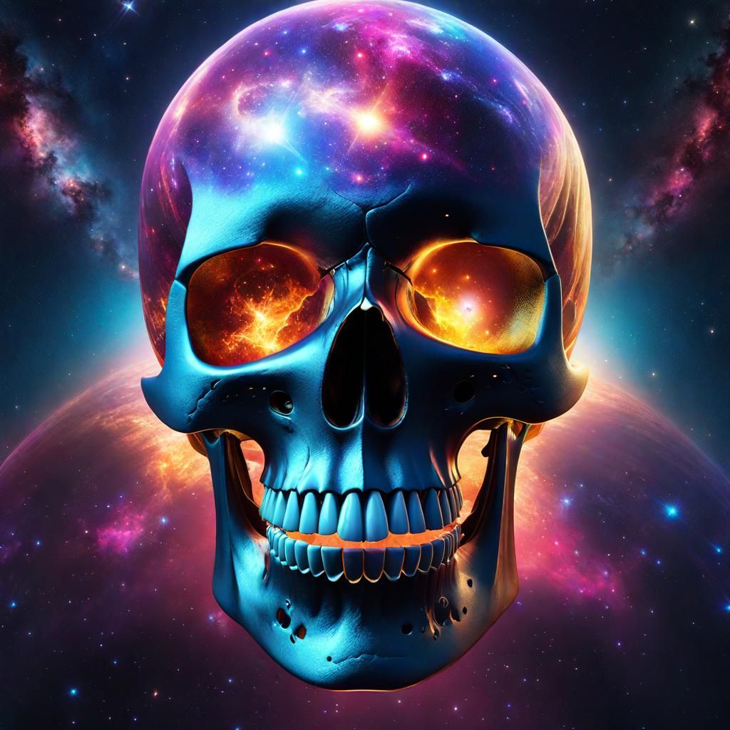 A cosmic skull