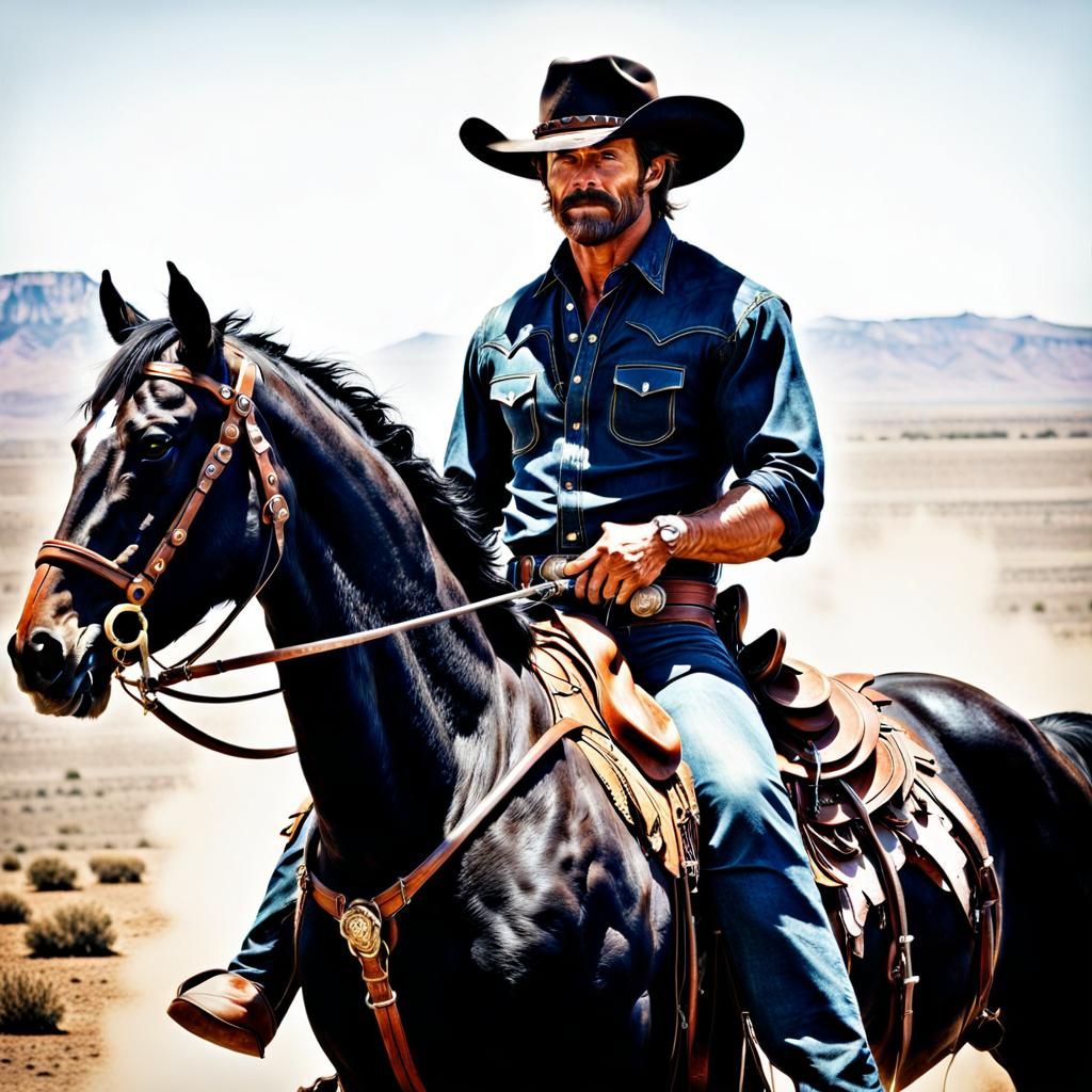 A Cowboy's Solitude: Western Aesthetic Portrait