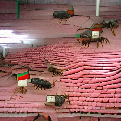 Concept Art of a Cockroach Farm