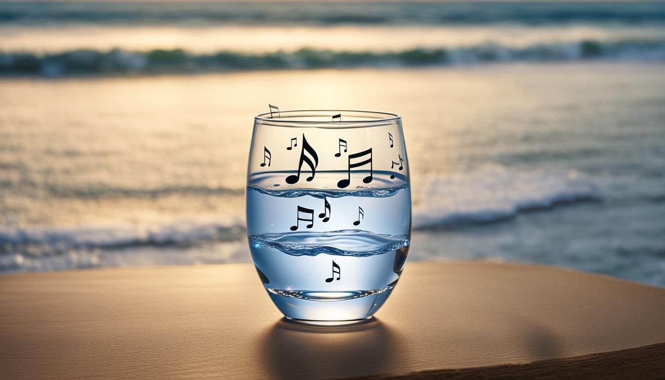 Vibrating Glass of Water with Sound Waves