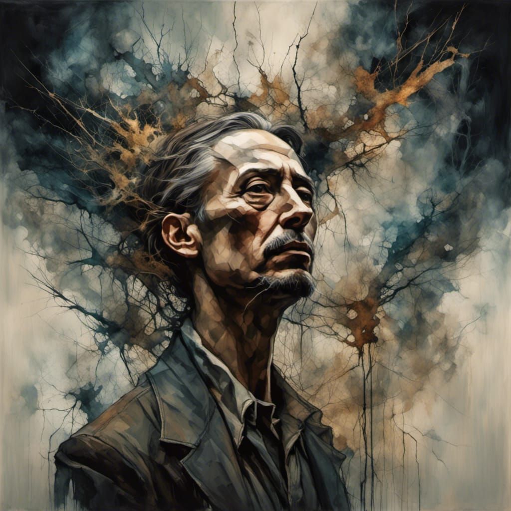 Capitalism's Destructive Nature: A Surreal Street Scene