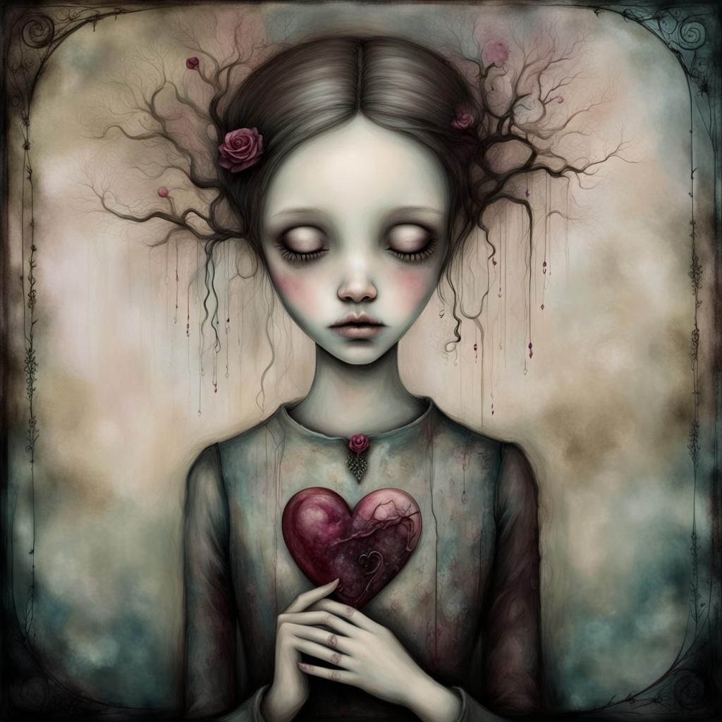 Surreal Portrait: A Dreamscape of Truth and Lies