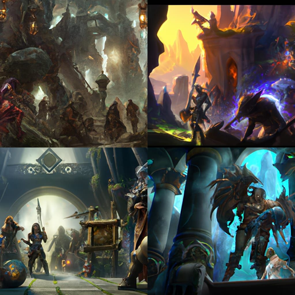 Dark Fantasy Masterpiece in Unreal Engine Style