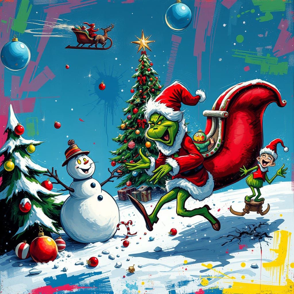 Sabotage Christmas at the North Pole in Vibrant Street Art S...