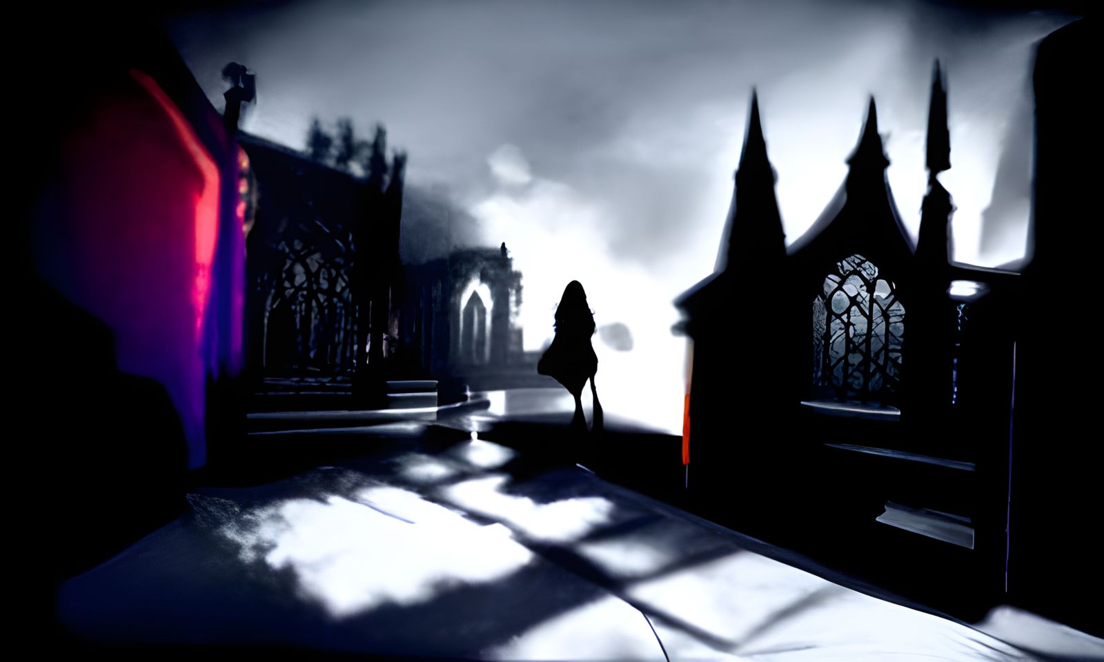 Gothic Shadows: Romantic Drama in Dark Academia Style