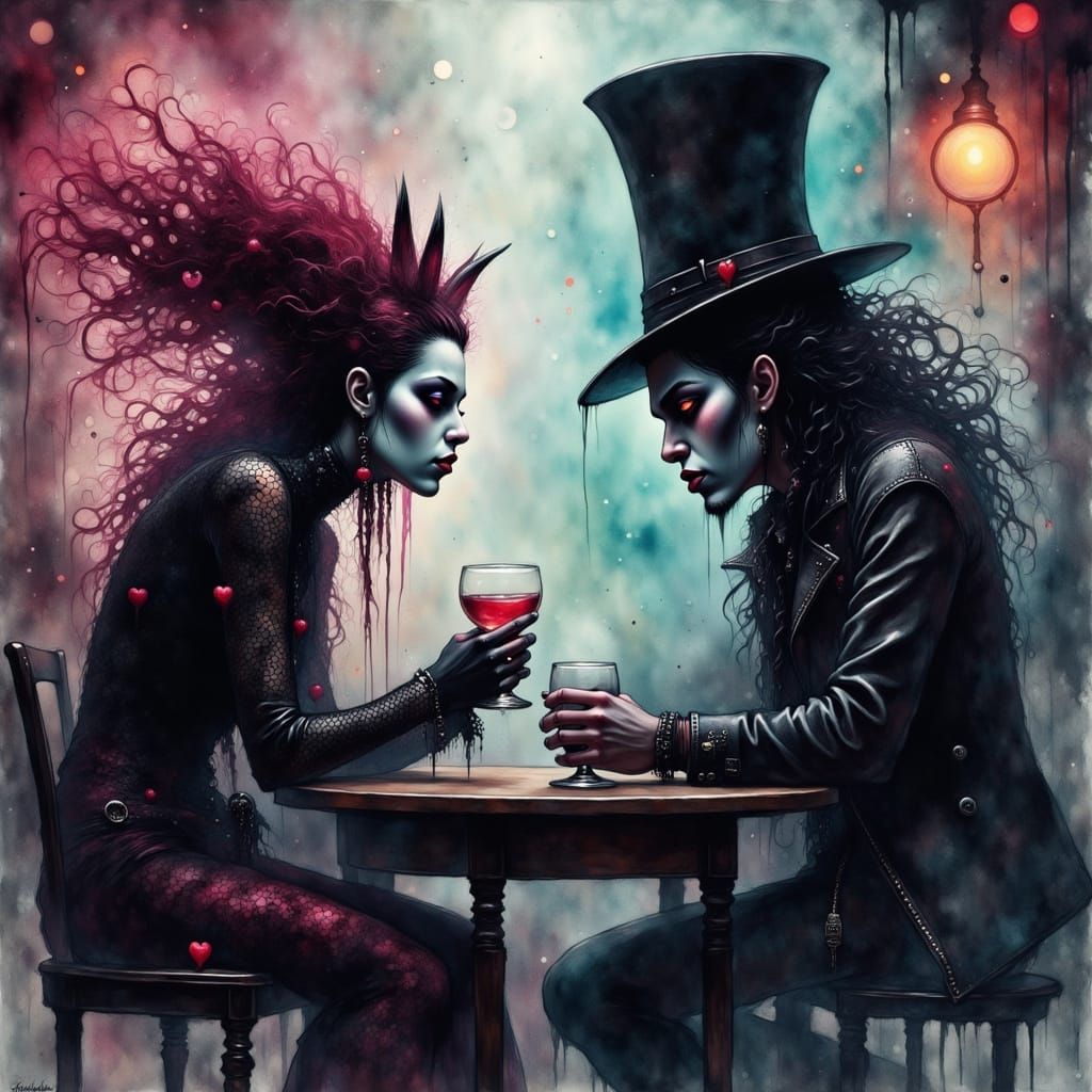 a sinister  queen of hearts