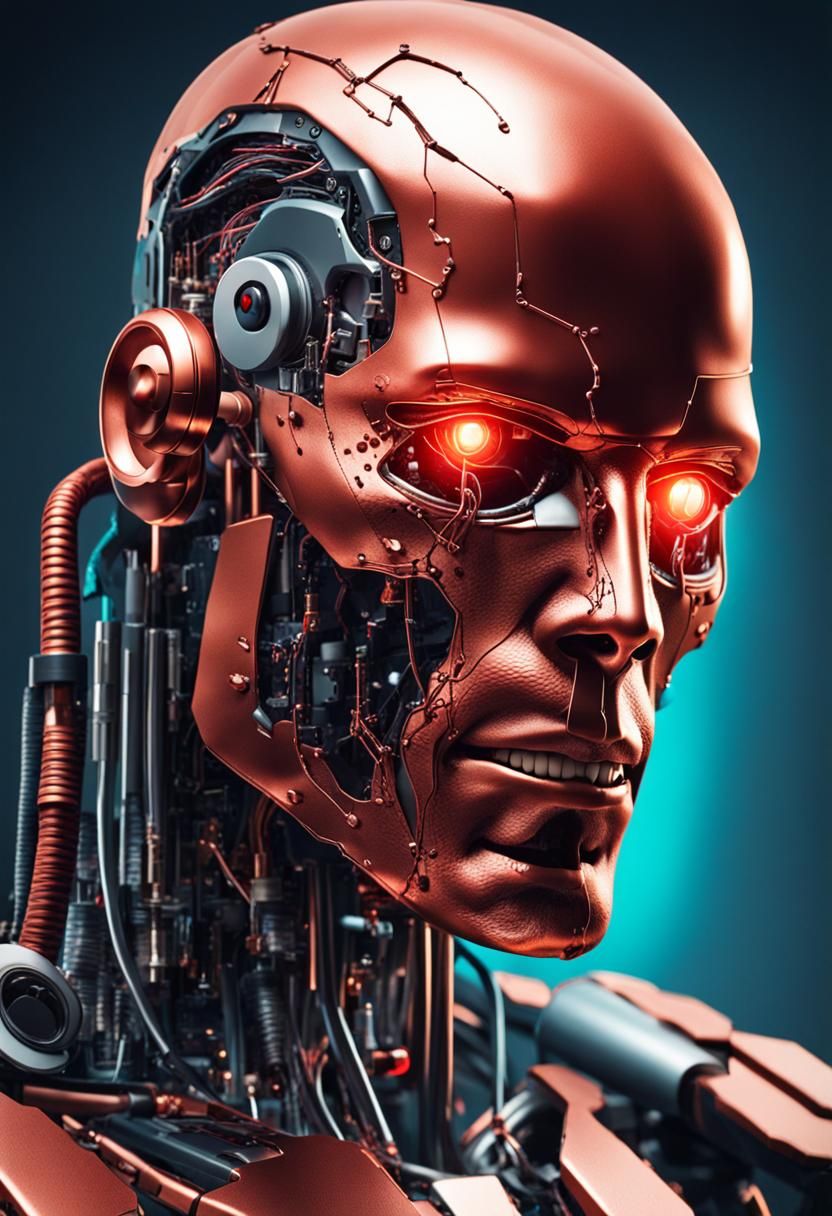 Homemade Cyborg Robot with Electrical Blood