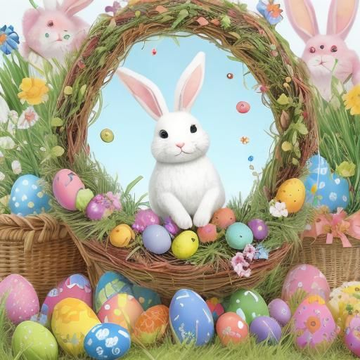 AI Interpretation of Easter Holiday Theme