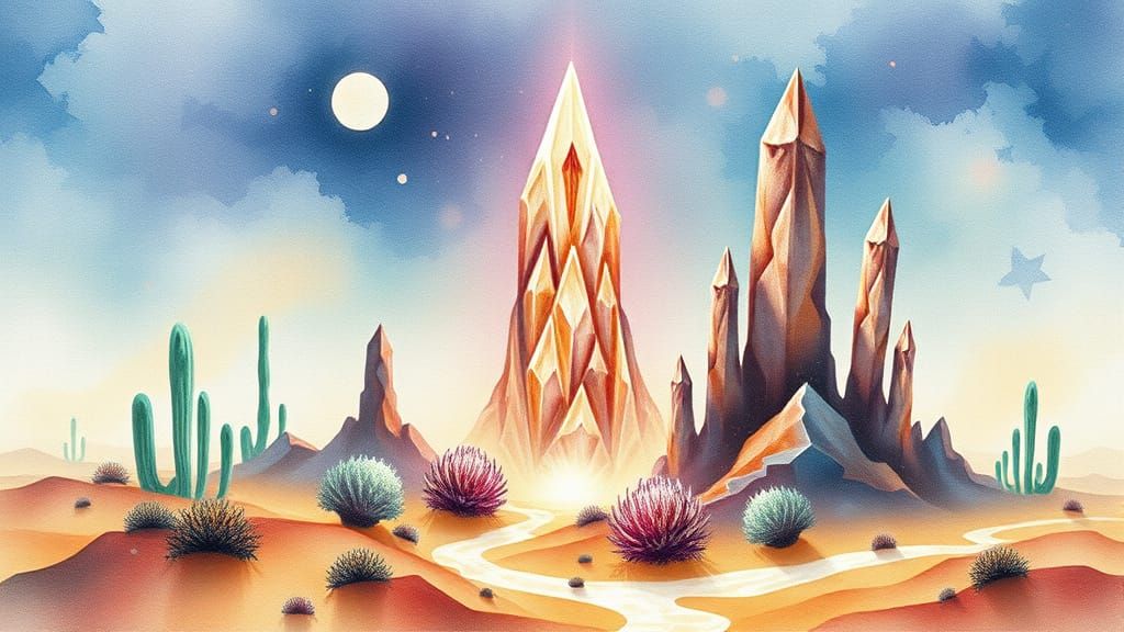 Cosmic Portal in Vibrant Abstract Textures