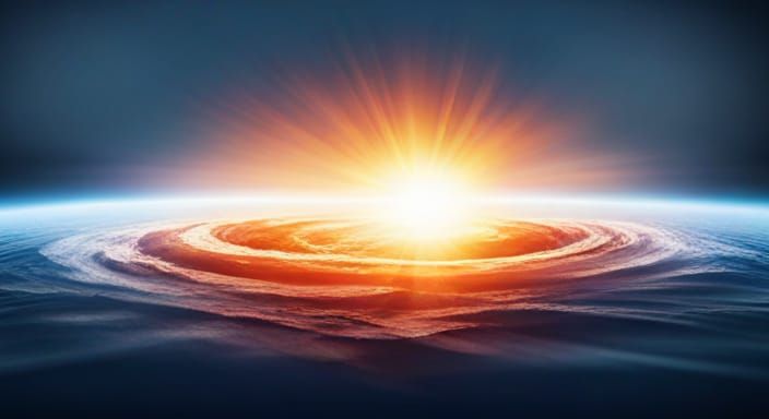 Crashed Alien Spaceship in Deep Sea