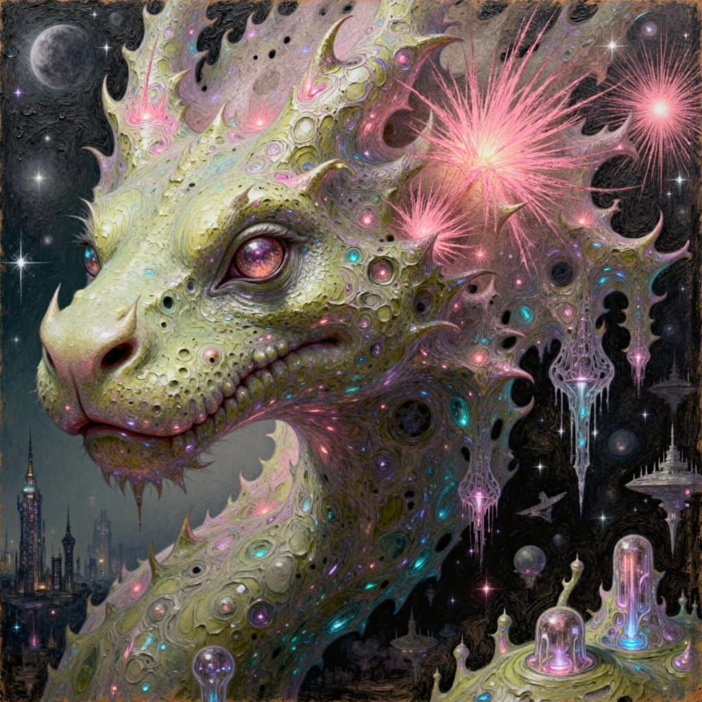 Brujah Dragon in Neue Sachlichkeit Style