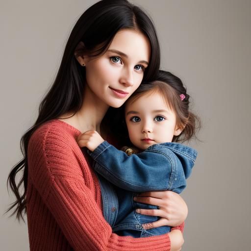 Mother and Daughter Portrait