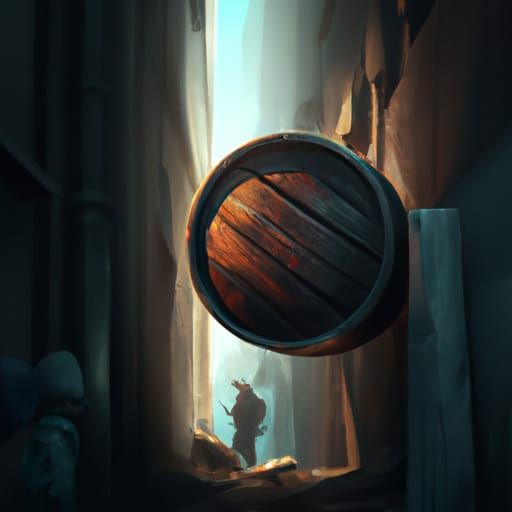 Hiding in an Alley: Digital Art Style