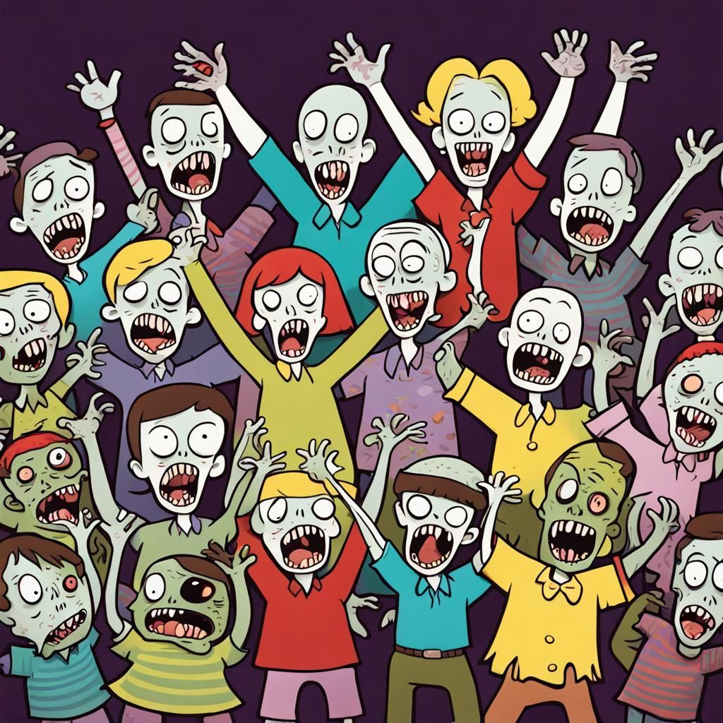 El coro de zombies