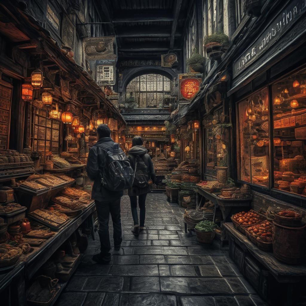 Contrasting Love Languages in Hyperrealistic Style