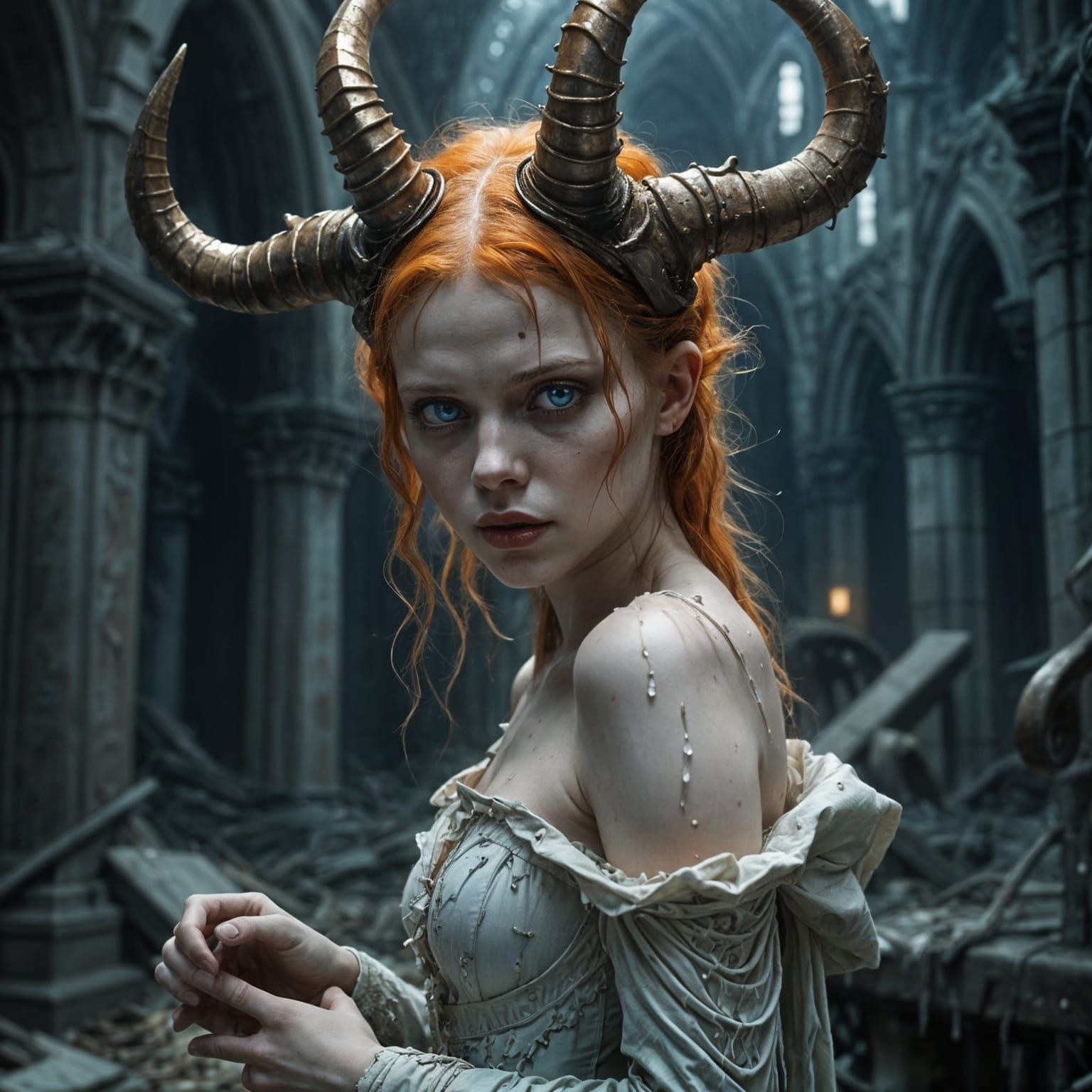 She is waiting for you.