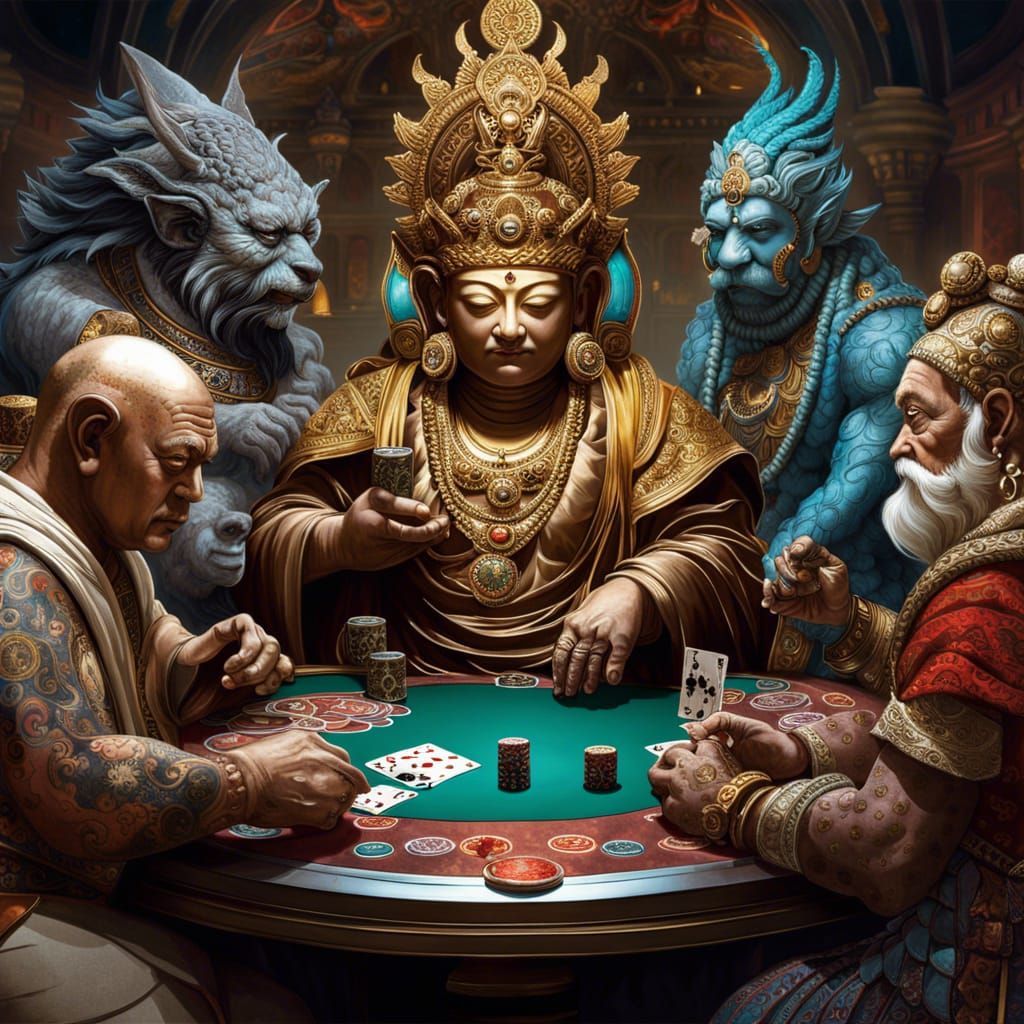 Gods Playing Poker: A Fantasycore Masterpiece