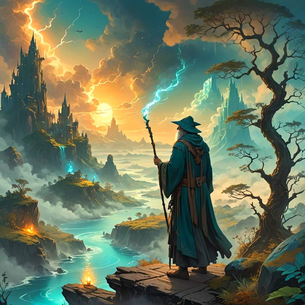 Fantastical Inner Magic: Detailed Matte Painting