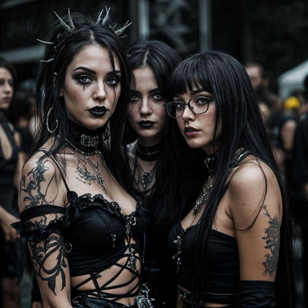 Summer Metal Festival: Goths in Goth Attire