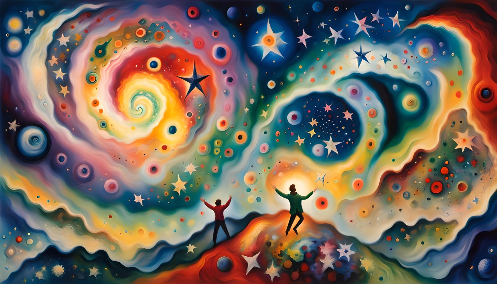 Star Cluster Formation in Chagall Impressionist Style