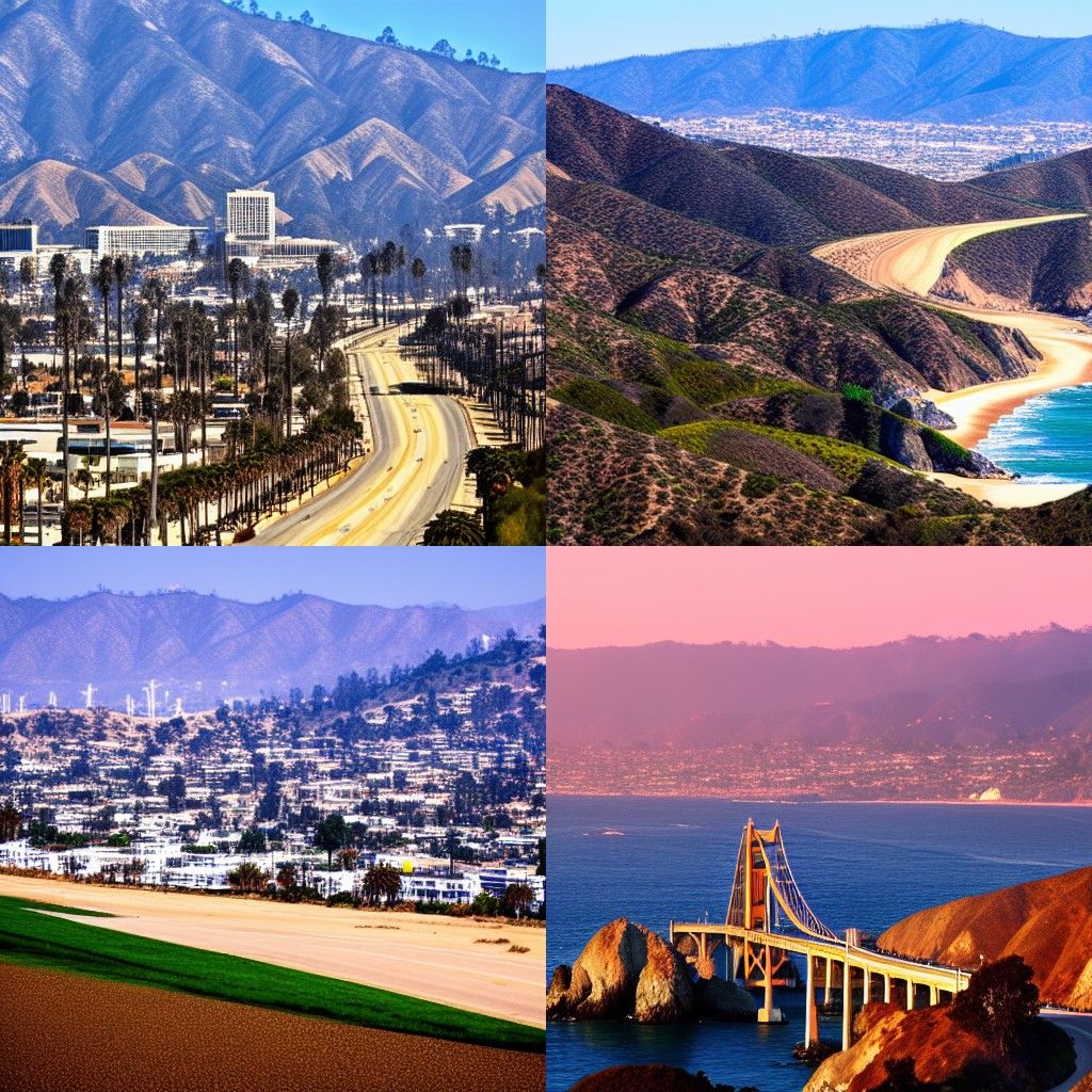 AI Interpretation of California