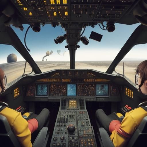 Cockpit View of Nuclear Explosions