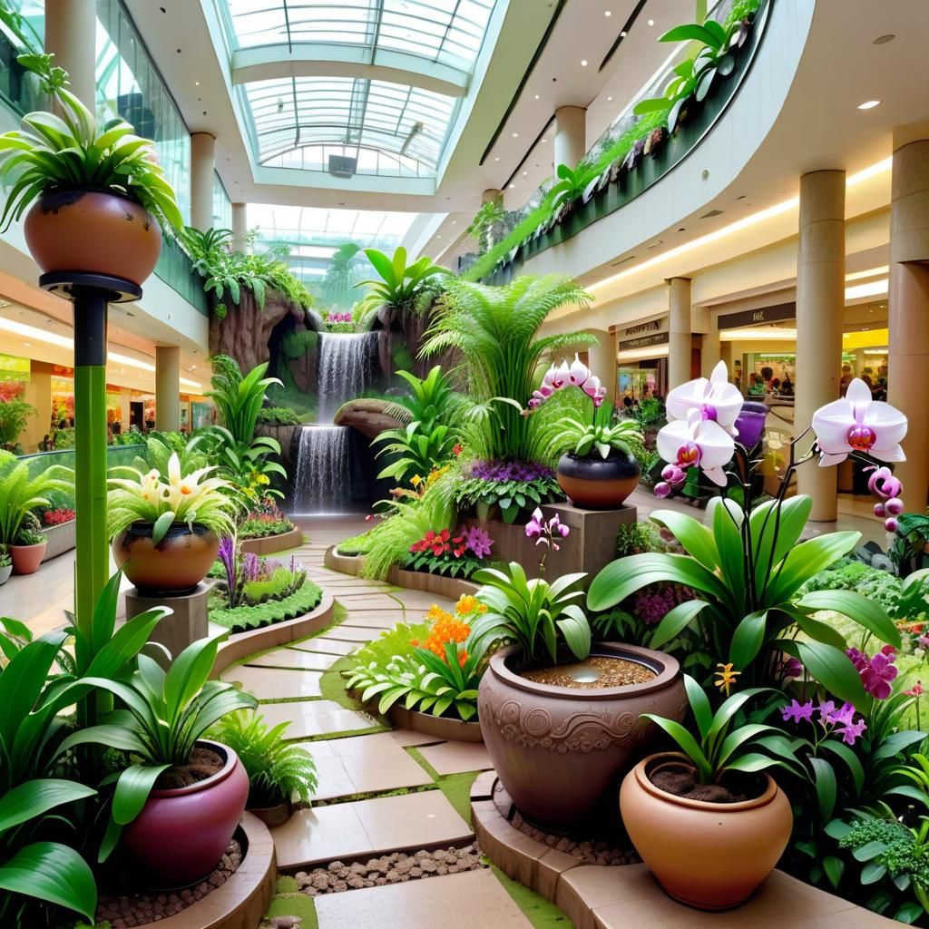 Utopian Garden Terrace Inside Smart City Mall