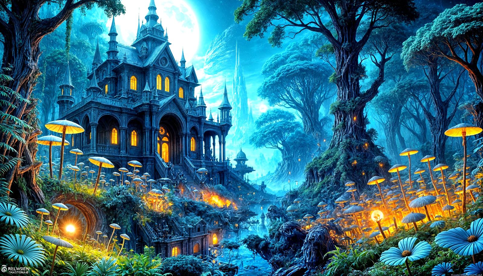 Mystical Flora on Sci-Fi Colony Planet