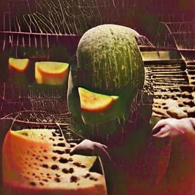 Creepy Dark Ambient: Man and Melon